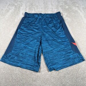 Nike Mens Pro Training Shorts Medium Dri Fit Swoosh Lighweight Workout Gym Blue